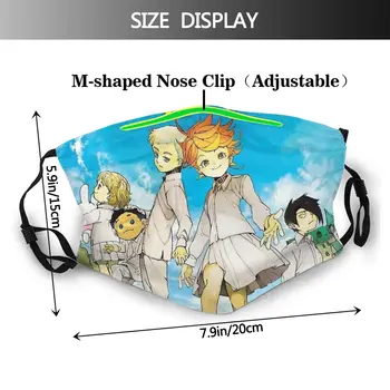 Pažadėjo Neverland Anime Mascarilla Masque Veido Kaukė Kietas Kūrybos Kaukės Fation Nagų Kaukė Su Filtrais