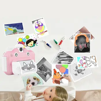 Pickwoo Vaikų Mini Mielas Skaitmeninio Spausdinimo Fotoaparatas 
