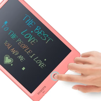 Piešimo tabletė 10 colių LCD ekranas, rašymo lenta elektroninių Rašto padas plonas pranešimą Grafika eskizas valdybos vaikams dovanų vaivorykštė ekranas