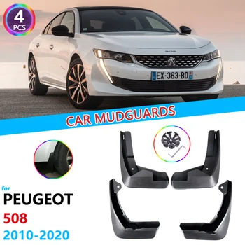 Purvasargių už Peugeot 508 SW 508sw 2010~2020 Automobilių Reikmenys Sparnus Mudflaps Guard Splash Atvartais 2016 2018 2018 2019