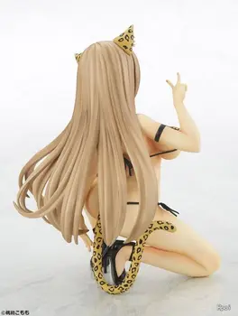 Q-ŠEŠIŲ Rara Minazuki Leopard Edition PVC Veiksmų Skaičius, žaislai Japonų Anime Sexy girls duomenys Suaugusiųjų Kolekcijos Lėlės Modelio Dovanos