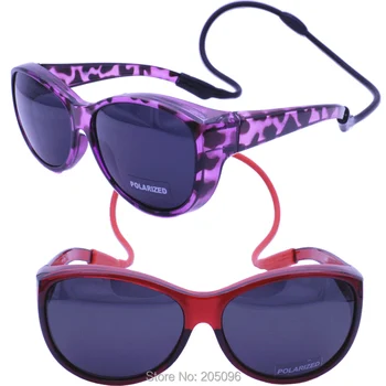 Retailsales 045 UV400 poliarizuota anti-slip unikalus fullim tinka per patogu žvejybos sporto akiniai nuo saulės su pakabinimo silikono dirželis