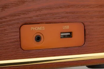 Retro Medinėje Dėžutėje CD Grotuvas Su Radio/MP3/USB diską arba Nuotolinio Valdymo Namų Baldų Apdailos