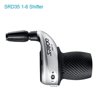S-Važinėti Dviračiu, 3x6 Greičio Twist Shifter Kairės/ Dešinės Twist Grip Pavaros pavarų perjungimo rankenėlės Pavasario Perkelia Suderinamas su Shimano MTB SL-RS35