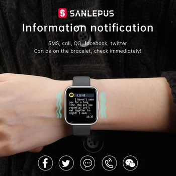 SANLEPUS Smart Žiūrėti Vandeniui Smartwatch 