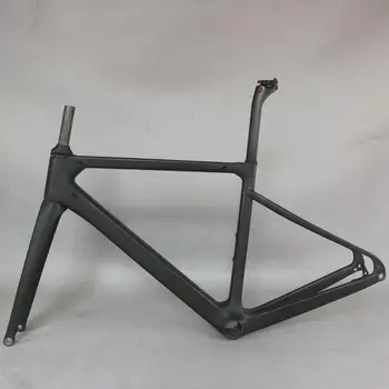 SERAPH DVIRATIS naujas dizainas, juoda spalva, Diskiniai anglies kelių dviračio rėmas su anglies pluošto lenktynių disko dviračių frame700c dviračių FM659