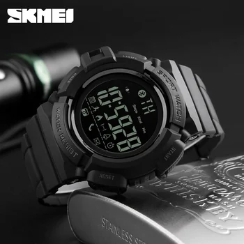 SKMEI Fitness Tracker Smartwatch Vyrų Skambinti, Priminti Kalorijų 