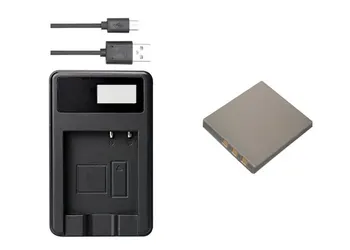 SLB-0737 SLB0737 NP-40 Baterija+USB Įkroviklis Samsung Digimax i5, Digimax i50, Digimac i50 MP3.