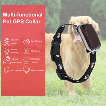 Smart GPS Tracker) GSM Naminių gyvūnų Padėtį Apykaklės IP67 Apsaugos Kelis Padėties nustatymo Režimas SOS realaus laiko Tracker Sekimo Signalizacijos