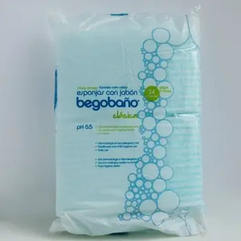 Sponge pluošto vienkartiniai sudsy BEGOBAÑO BB-1 240U (24 X10u) 12X20X0.6 +-7%