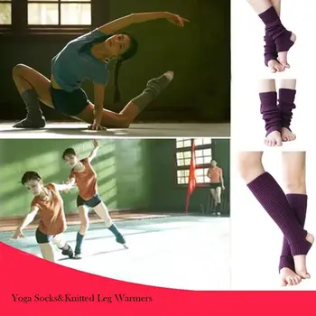 Sportinė Joga Kojinės Moterų Mados Žiemos Mezgimo Nėrimo Megzti Kojų Šildytuvus Legging Įkrovos Padengti Šokių Baleto Naudotis Prekes