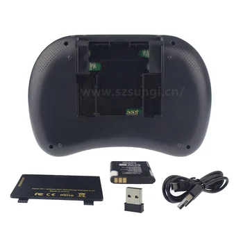 SUNGI anglų kalba 2.4 GHz Wireless Mini Klaviatūra I8 Air Fly Mouse Nuotolinio Klaviatūra Su USB imtuvas Smart TV Nešiojamas kompiuteris