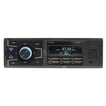 SWM-S1 Vieną 1 DIN Automobilio Radijo 3.2 colių Bluetooth, AUX Įėjimas, USB Auto Stereo FM Radijo Brūkšnys Galvos Vienetas