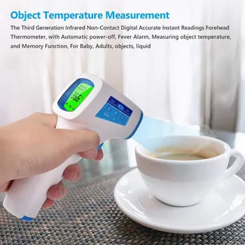Termómetro infrarrojo skaitmeninis medidor de temperatura nuodėmė contacto, higrómetro, temperatura, fiebre, jutiklis térmico de medición#2