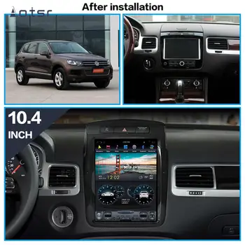Tesla Stilius Android 8.1 GPS Navigacijos, DVD Grotuvo Volkswagen Touareg 2010+ Automobilinis Auto Radijas Stereo Multimedijos Galvos Vienetas Player