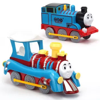 Thomas ir Draugai Diecasts Žaislinės Transporto priemonės Originali vaikų žaislai Inertinių elektros automobilio modelio traukinio gimtadienio dovana Žaislas vaikams