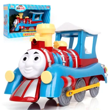 Thomas ir Draugai Diecasts Žaislinės Transporto priemonės Originali vaikų žaislai Inertinių elektros automobilio modelio traukinio gimtadienio dovana Žaislas vaikams