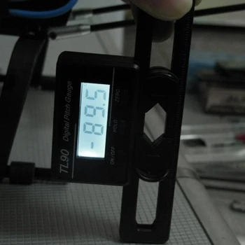 TL90 Skaitmeninis Žingsnio Matuoklis Backlight LCD Ekranas Menčių Kampo Matavimo Įrankis