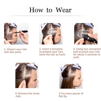 Ugeat Butas Patarimas Plaukų Priauginimas Žmogaus Plaukų Fushion Remy Plaukų 14-24
