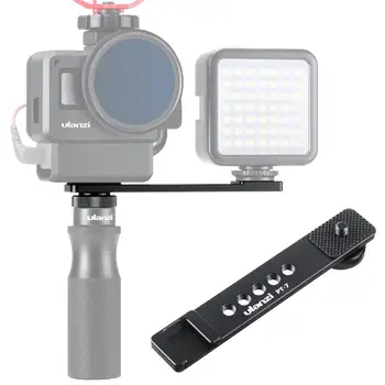 Ulanzi PT-7 Aliuminio Lydinio Šalto Batų Stovas Laikiklis Vlogging Mikrofonas Išplėtimo Plokštė, skirta GoPro 