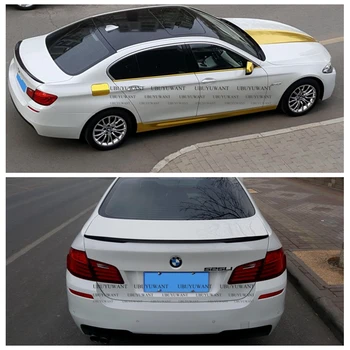 Už 2011-2017 BMW 5Series M5 520 528 525 F10 F18 P STILIAUS ABS Plastikas Spalva dažytos Išorinės Automobilio Galiniai Sparnai Kamieno Lūpų Spoileris