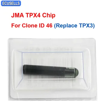 Už BVI TPX4 Cloner Mikroschemą Pakeisti iš TPX3 Chip Klonas ID46 Chip Kopijuoti ID46 Stiklo Atsakiklis Automobilio Raktas Chip
