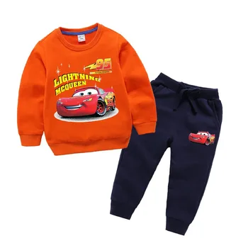 Vaikų Rinkiniai pavasarį ir rudenį naujų vaikų drabužius, medvilnės vaikų megztinis + kelnės animacinių filmų berniukas mergaitė kostiumas