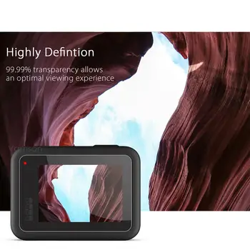 Vamson už Grūdinto Stiklo Objektyvas + LCD Screen Protector, Skirta GoPro Hero8 Juoda vaizdo Kameros Apsauginė Plėvelė Eiti Pro 8 VP720
