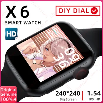 X6 smart žiūrėti 2020 Serijos 6 IWO smartwatch Vyrų, Moterų Laikrodžiai Širdies ritmo Monitorius Sporto Veiklos Tracker Relogio pk iwo12 amazfit