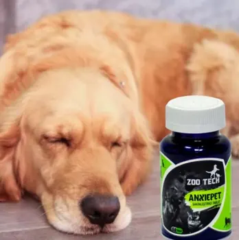 ZooTech Anxiepet Raminamoji Tabletė 50 Vienetų Įtempių, Nerimas Reljefas, apsauga nuo laidų ištraukimo,, laimės Tabletės Šunims ir Katėms