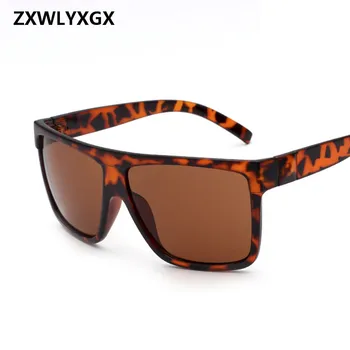 ZXWLYXGX Europa ir Jungtinės amerikos valstijos retro tendencija, akiniai nuo saulės, didelis langas akiniai nuo saulės pora akiniai nuo saulės vyrams ir moterims GM UV400